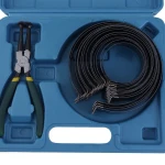 Herramienta para compresión de anillos de pistón en taller automotriz