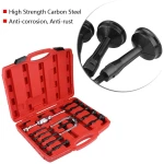 Herramientas para extracción de rodamientos interiores de vehículos en caja plástica