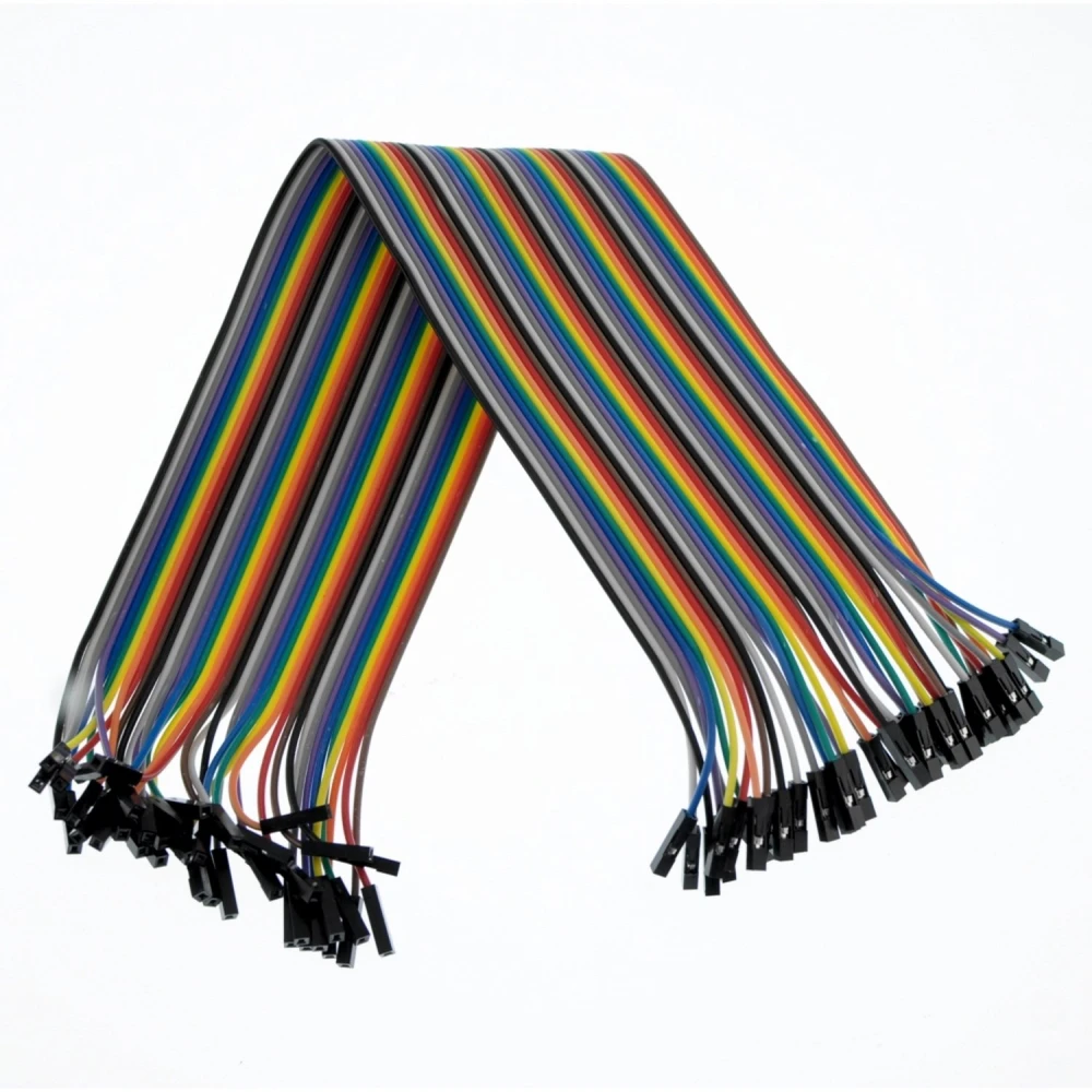 40 câbles Dupont femelle-femelle 30cm pour Arduino Breadboard [Projets Arduino]