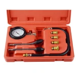 Manómetro del compresímetro gasolina con escala hasta 300 PSI y válvula de presión