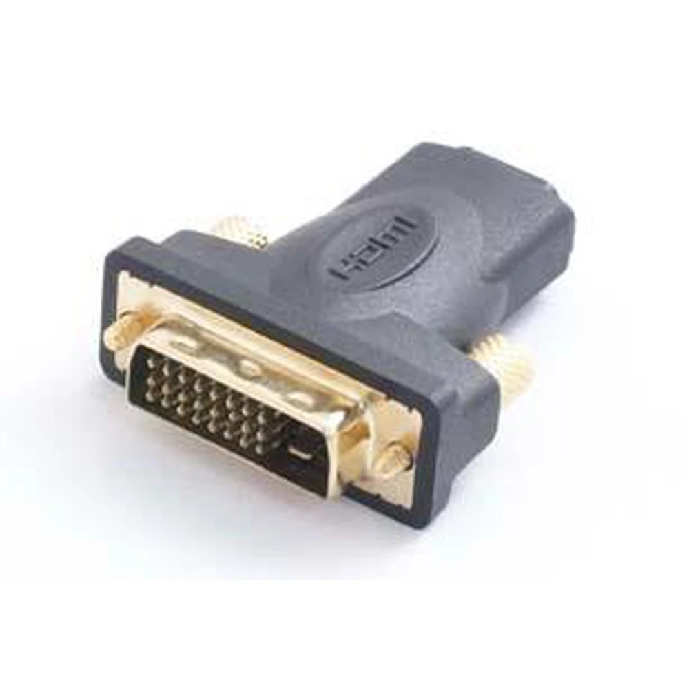 Adaptateur DVI mâle vers HDMI femelle pour connexion audiovisuelle