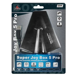 Adaptateur Super Joybox 5 Pro PS2 vers PC avec 4 pads compatible Windows