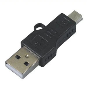 Adaptateur USB mâle vers Mini-USB mâle pour connexions polyvalentes