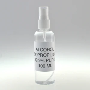 Alcool isopropylique 100 ml avec vaporisateur pour nettoyage et désinfection