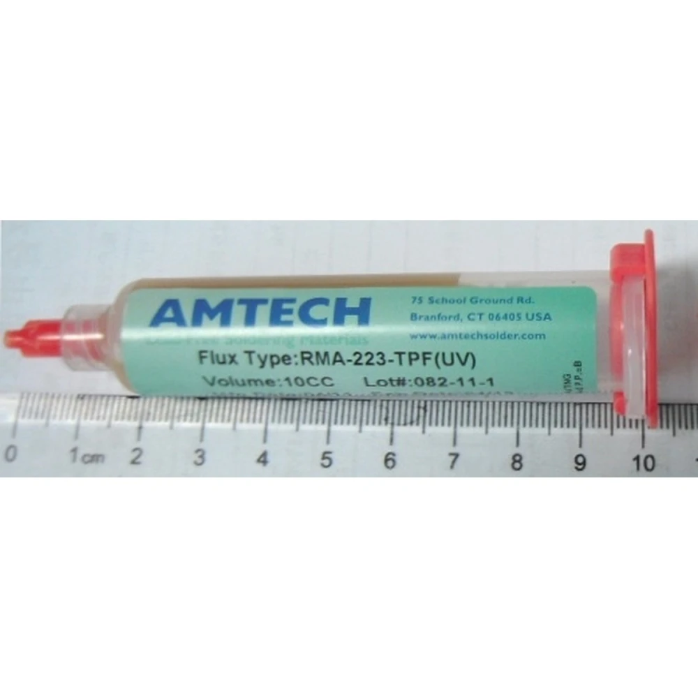 Amtech NC-559-ASM-TPF flux de soudure 10cc pour soudure et reballing BGA