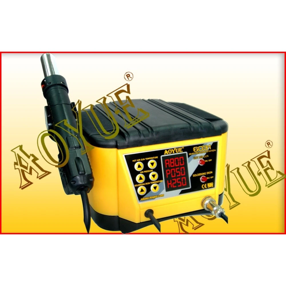 Aoyue 6031 Sirocco Series station de réparation professionnelle 2 en 1