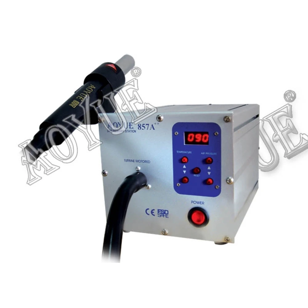 Station de soudage Aoyue 857a++ SMD avec contrôle numérique et microprocesseur