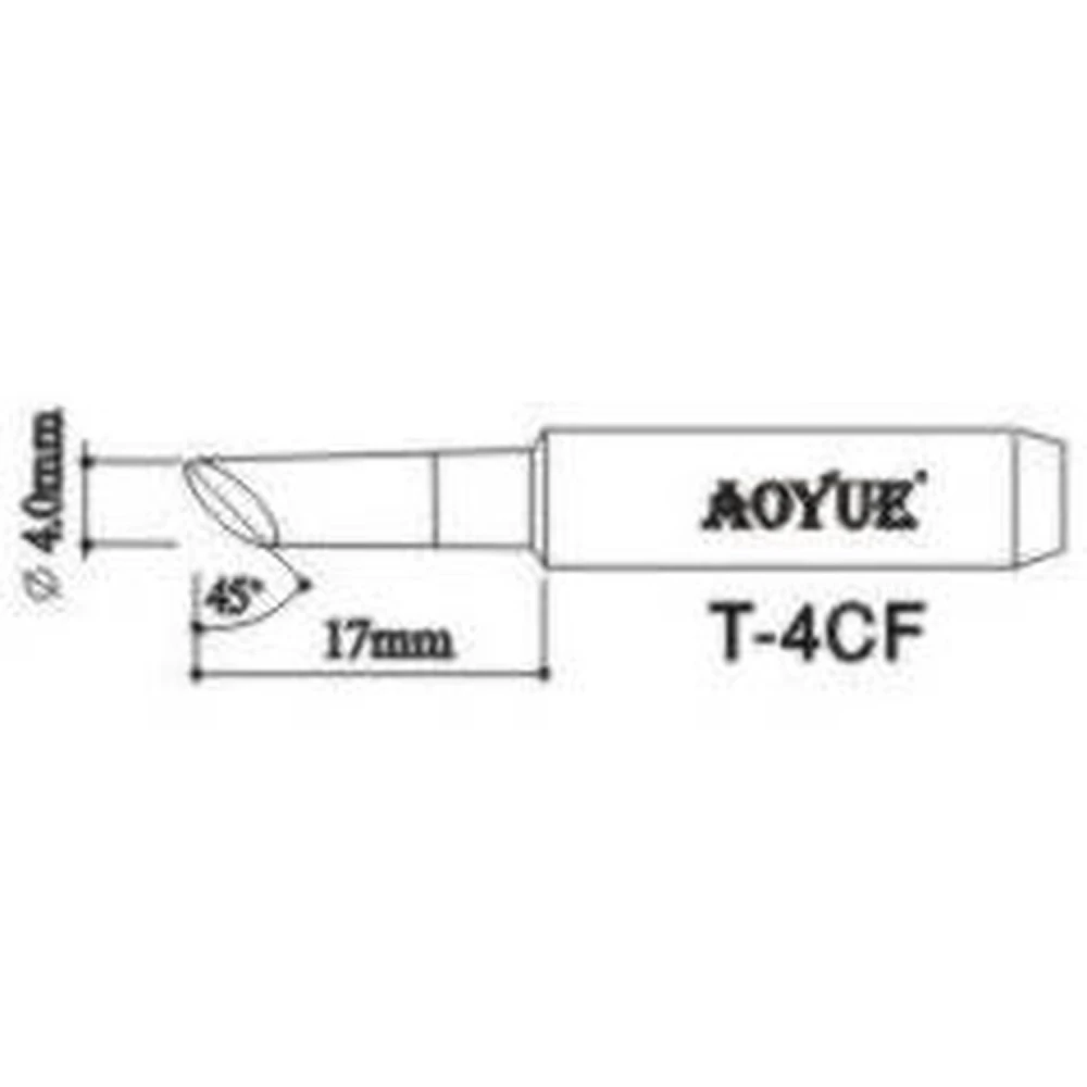 Pointe de fer à souder Aoyue T4cf de rechange compatible et durable