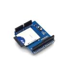 Vista del Arduino SD Card Shield con soporte para tarjetas SD y Micro SD