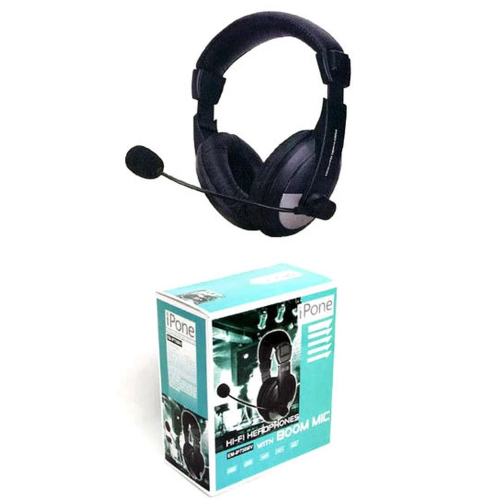 Casque avec micro et réglage du volume satkit pour ordinateur et multimédia
