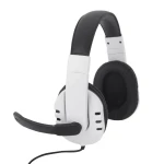 Auriculares Dobe TY-0820 mostrando micrófono incorporado y cable 3,5mm