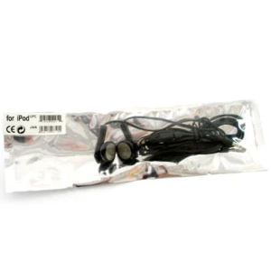 Écouteurs pour iPod noirs avec son de haute qualité