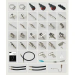 AUTOOL C100 nettoyeur d'injecteurs essence avec adaptateurs pour voiture