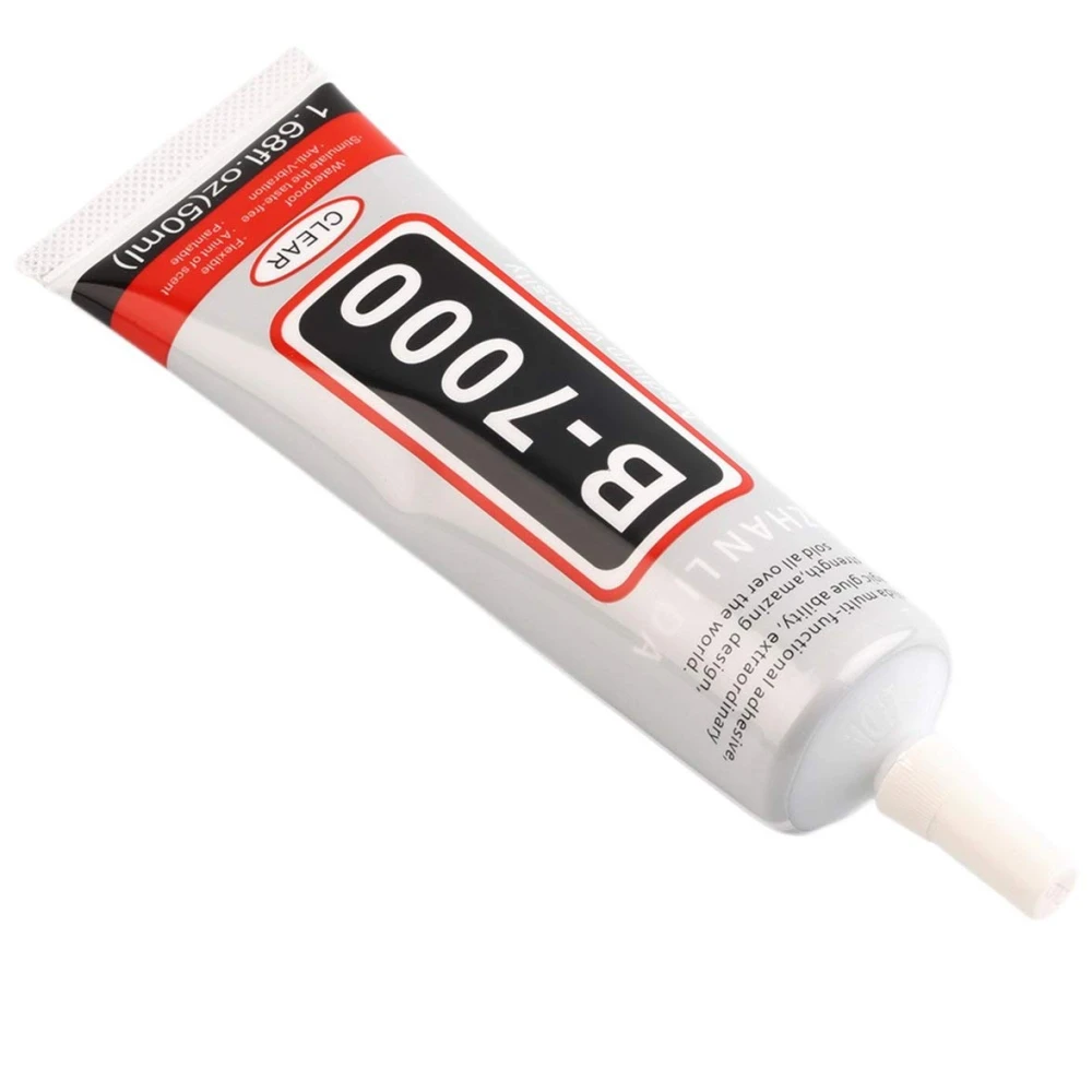 Colle B7000 50ml transparente pour fixer écrans, cadres et loisirs