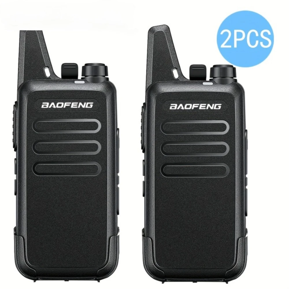 Baofeng Talkie-walkie T20 rechargeable - Pack de 2 avec écouteurs oreillette
