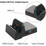 Base dock portable pour Nintendo Switch - mini dock HDMI USB