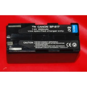 Batterie compatible Canon BP-617 pour caméras numériques et caméscopes