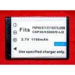 Batterie compatible Casio NP-30 - Remplacement Li-Ion 3.6V 1150mAh pour appareils photo