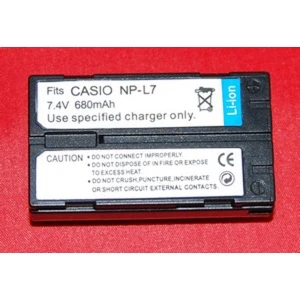 Batterie compatible Casio NP-L7 pour appareils photo numériques et caméscopes