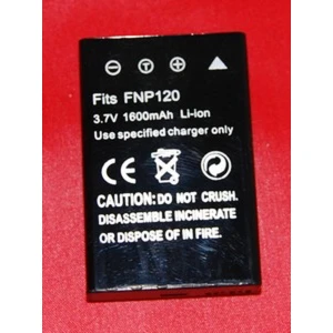 Batterie compatible Fuji NP-120 pour appareils photo numériques Fuji, Pentax et Ricoh