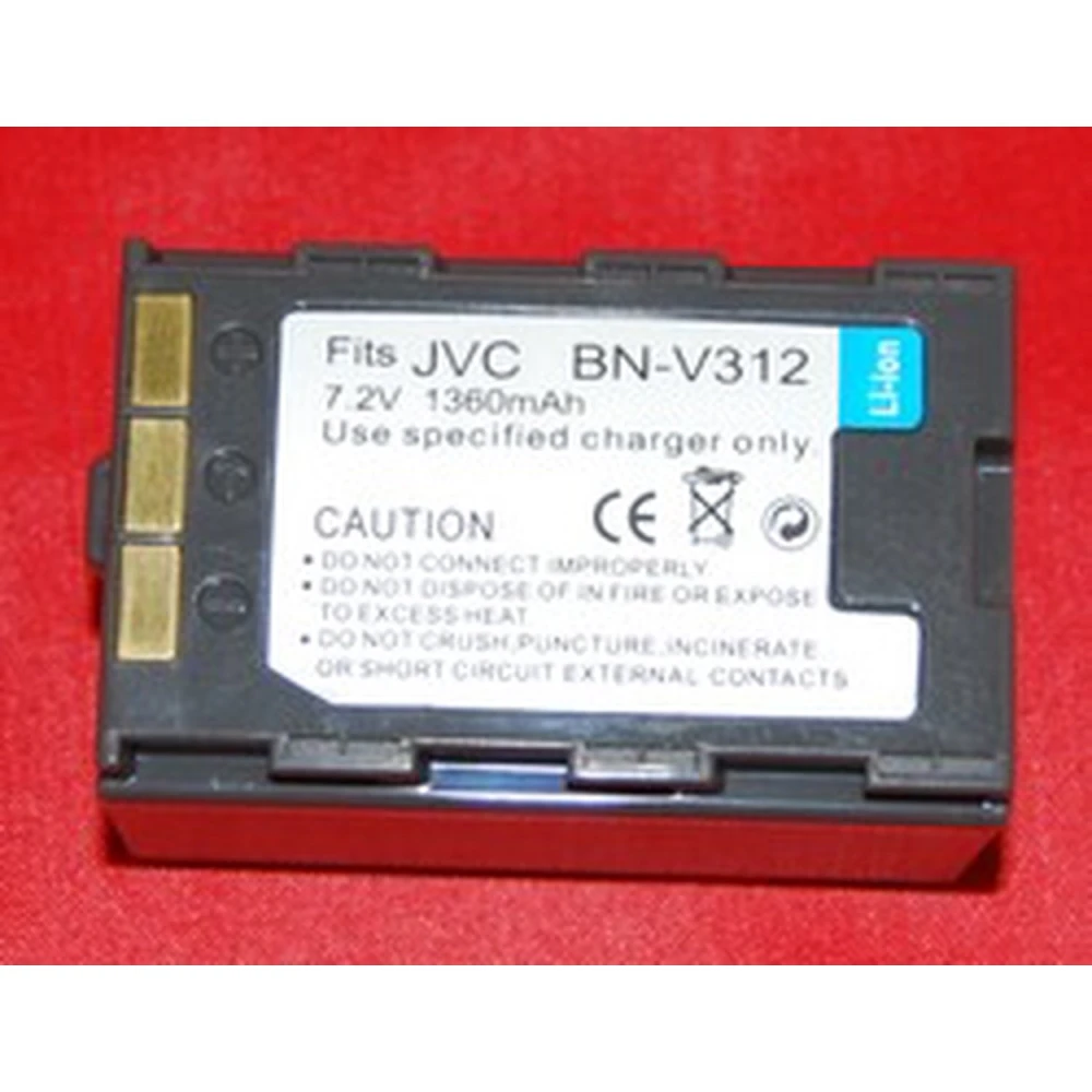 Batterie compatible JVC BN-V312 pour caméras numériques et caméscopes