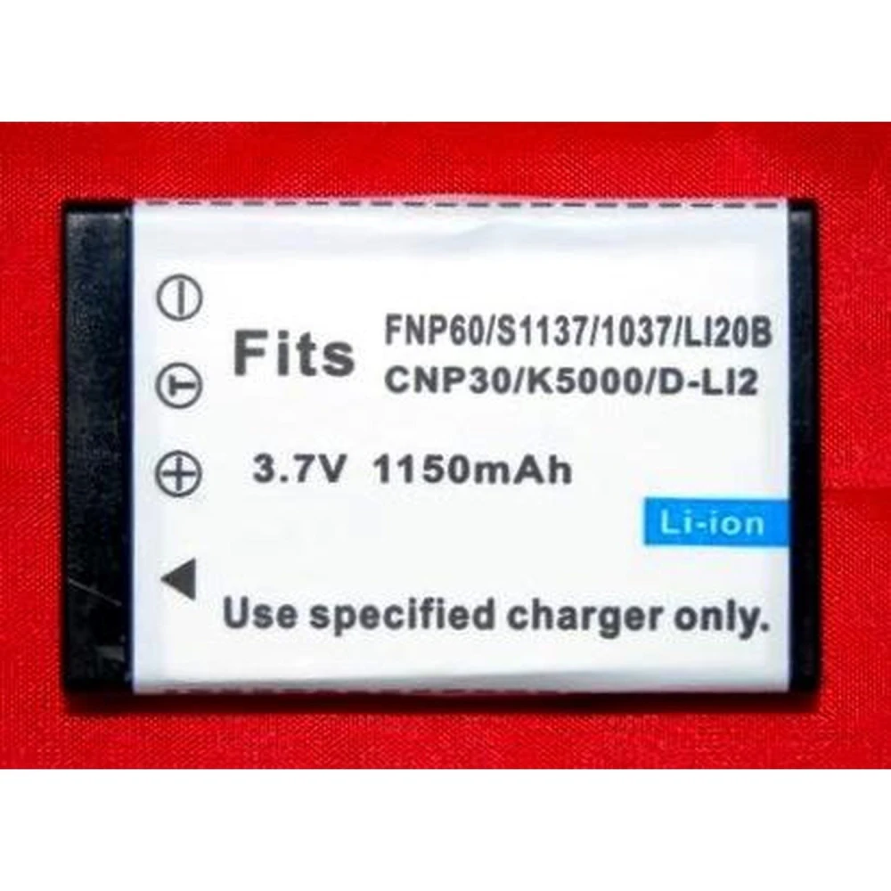 Batterie compatible Kodak KLIC-5000 pour appareils photo numériques et caméscopes