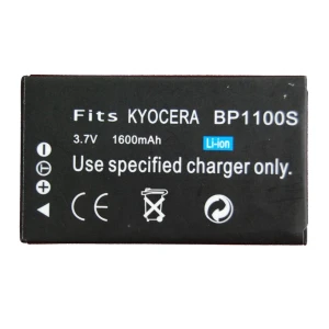 Batterie compatible Kyocera BP-1100S pour appareils photo et caméscopes