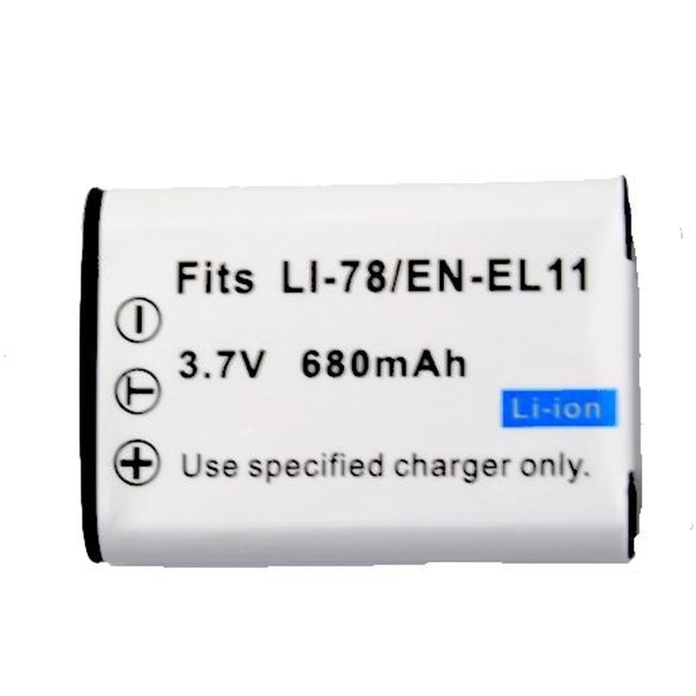 Batterie compatible Nikon EN-EL11 pour appareils photo numériques et caméscopes