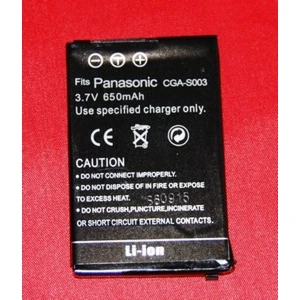 Batterie compatible Panasonic CGA-S003 3.7V 650mAh pour appareils photo Panasonic