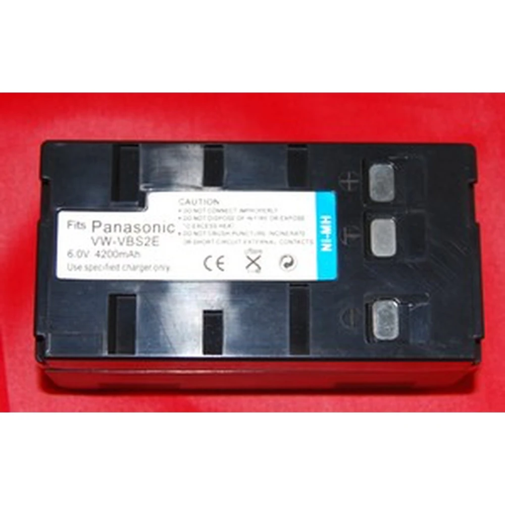 Batterie compatible Panasonic VBS-2E 6V 4000mAh pour appareils photo numériques
