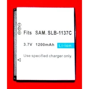 satkit Batterie compatible Samsung SB-L1137C Li-Ion 7.4V 1600mAh pour appareils photo