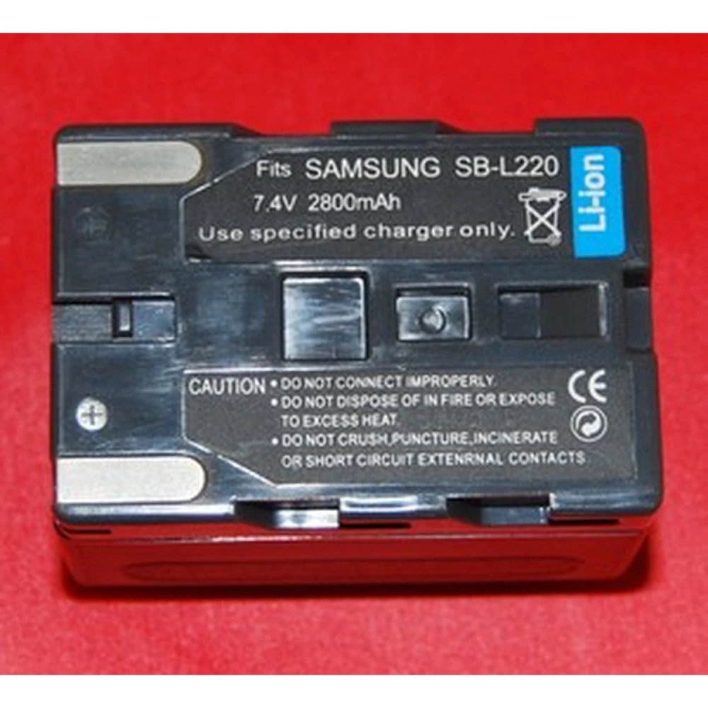Batterie compatible Samsung SB-L220 pour appareils photo et caméscopes