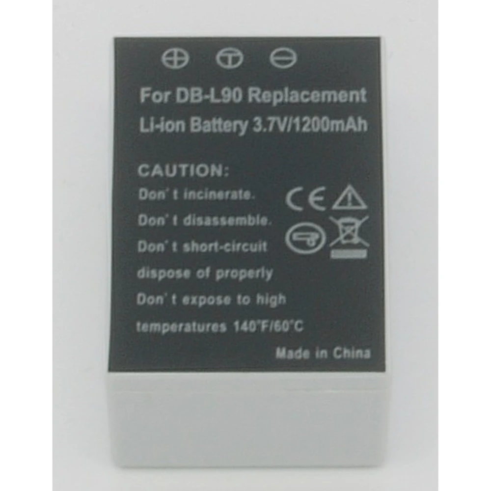 Batterie compatible Sanyo DB-L90 pour appareils photo numériques Sanyo