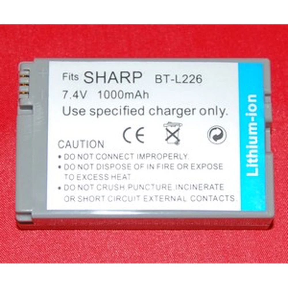 Batterie compatible Sharp BT-L226 pour appareils photo et caméscopes