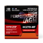 Batterie Moto AGM 12V 6Ah OUTDO HCZ7D-MF - Compatible Yuasa YTZ7S-BS / GTZ7S / ETZ7S