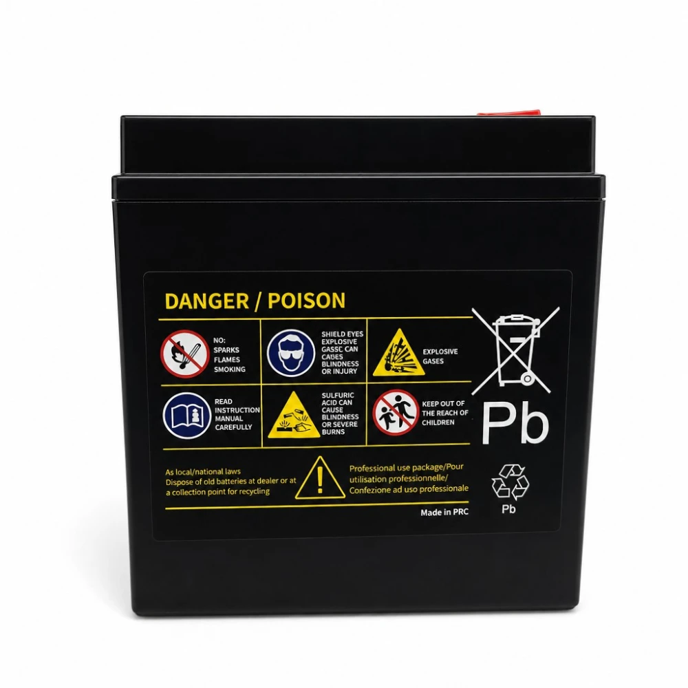 Batterie Moto AGM 12V 14Ah OUTDO UTX16-BS(MF) - Compatible Yuasa YTX16-BS / GTX16-BS / ETX16-BS / 16-B