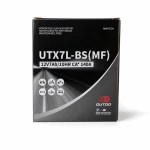 Batterie Moto AGM 12V 7Ah OUTDO UTX7L-BS(MF) - Compatible Yuasa YTX7L-BS / GTX7L-BS / ETX7L-BS