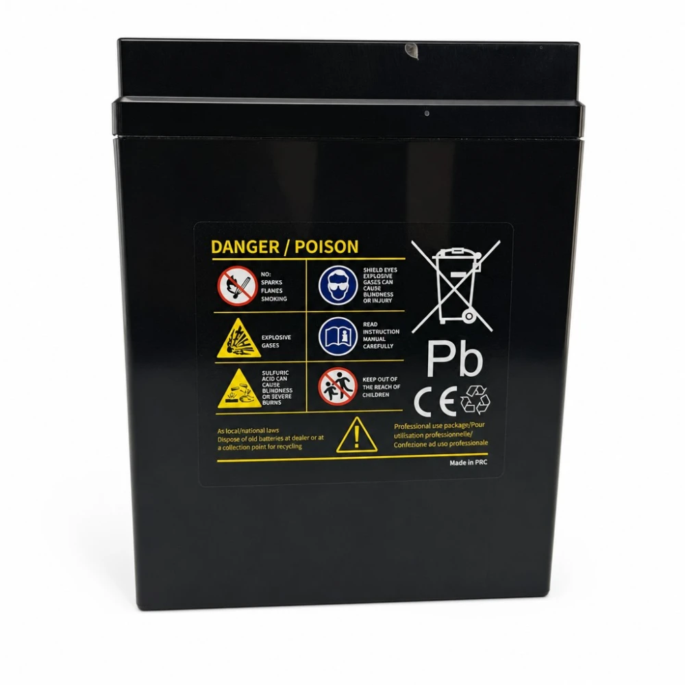 Batterie Moto AGM 12V 12Ah OUTDO YB12AL-BS(MF) - Compatible Yuasa YB12AL-A2 / GS YB12AL-A2 / 12N12-4A-1 (flooded similaire)