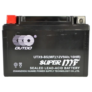 Batterie moto UTX9A YTX9-BS gel haute performance et longue durée