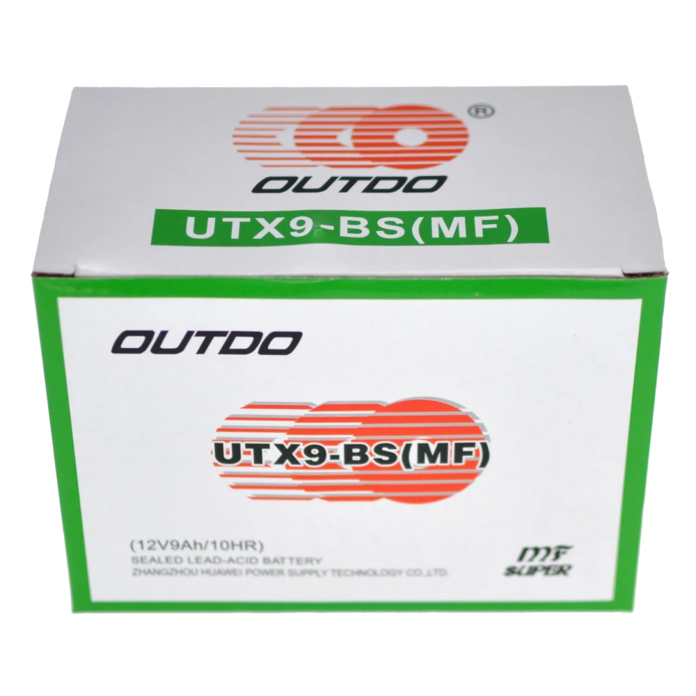 Batterie moto UTX9A YTX9-BS gel haute performance et longue durée