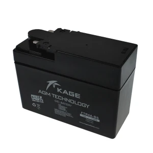 Batterie moto YTR4A-BS gel - Batterie gel pour moto 12V 2,5Ah haute performance