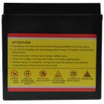 Bateria Moto YTX14-BS Gel Bateria de Gel OUTDO vista superior