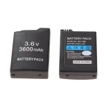 Batterie pour Sony PSP 3600 mAh - Batterie de remplacement haute capacité pour PSP