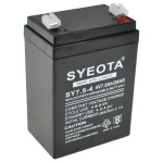 Batterie plomb rechargeable 4V 7.5Ah SY7.5-4 pour alarmes, balances et jouets