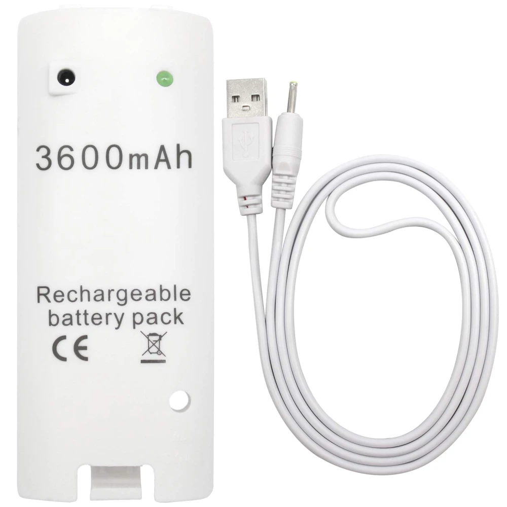 Batterie rechargeable 3600mAh pour manettes Wii - Puissance et autonomie