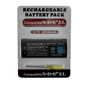 Batterie rechargeable Li-ion NDSI XL 3,7V 2000mAh pour Nintendo DSi XL