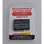 Batterie rechargeable lithium-ion pour NDS Lite 3.7V 1000mAh