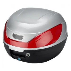 Top case moto universel 32L - valise moto avec porte-casque et serrure