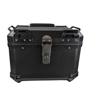 Top case moto universel 45L - Coffre carré pour 1 casque