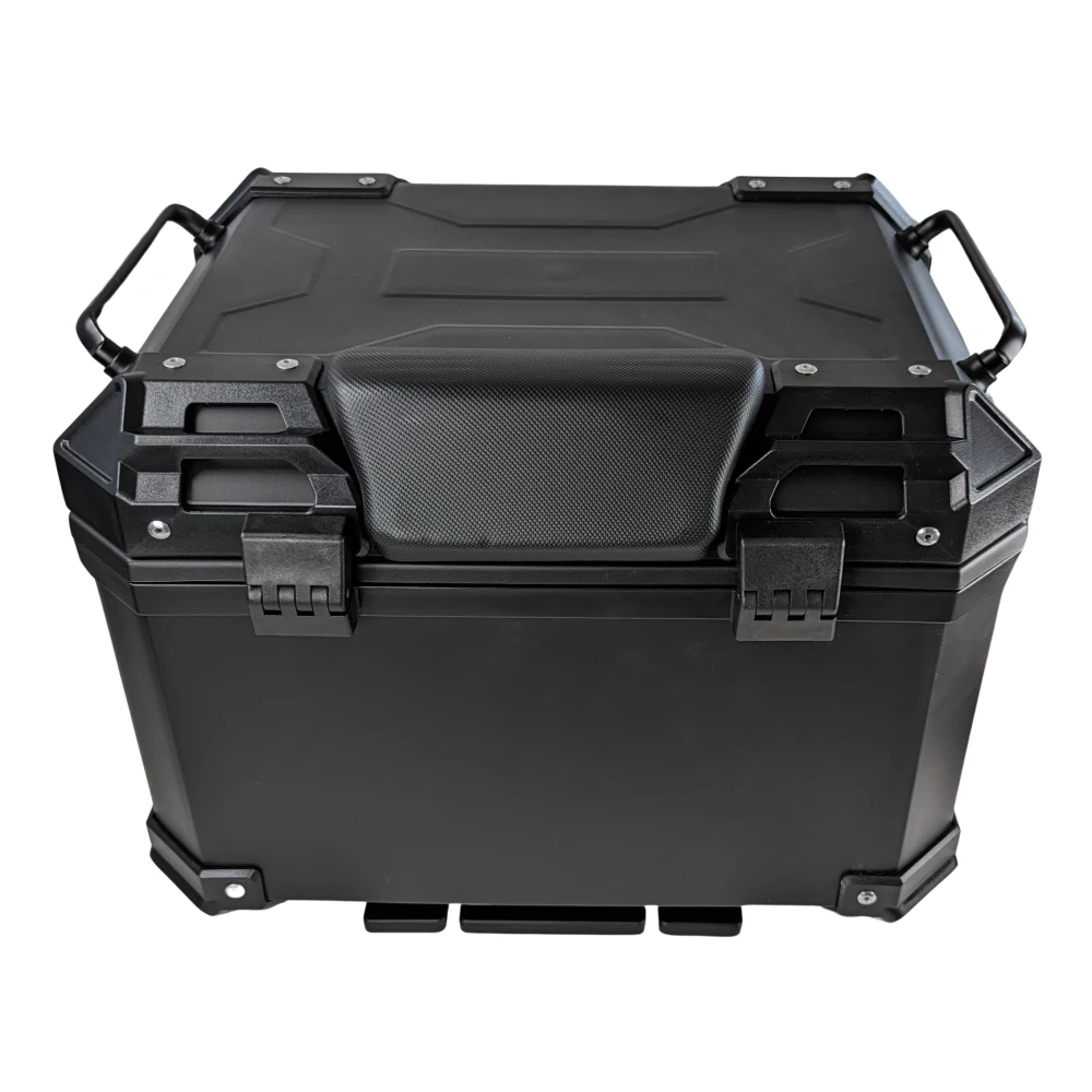 Top case moto universel 45L - Coffre carré pour 1 casque